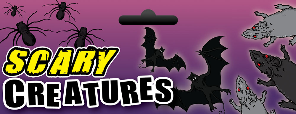 Scary Creatures. Bats (8pcs/pkt)